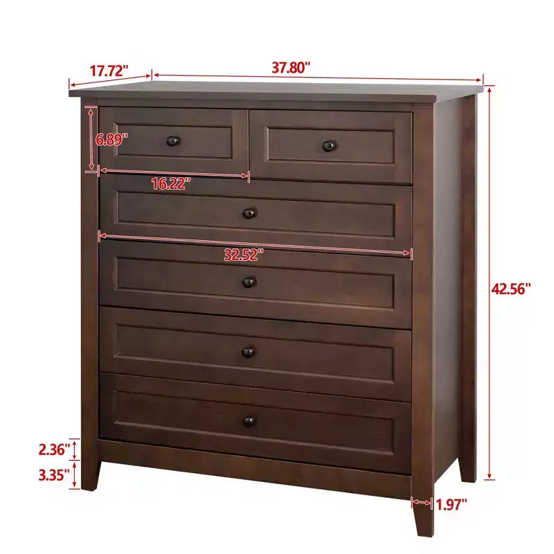 Commode en bois massif laqué avec poignées rondes rétro, capacité de 72 kg, table console pour salle à manger/salon
