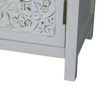 Buffet de rangement en bois de sapin de style transitionnel de 60,00 po avec 4 portes
