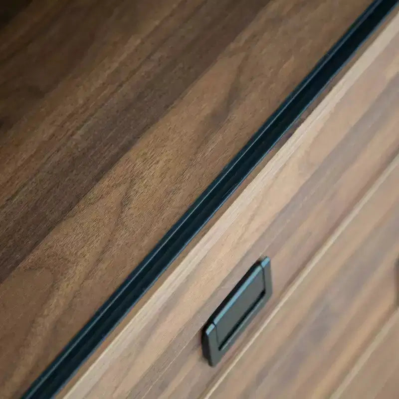 Grande Armoire de Chambre à Coucher avec Tringle à Vêtements, Portes Coulissantes, Tiroirs et Étagères Ouvertes
