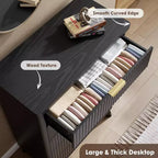 Commode à 5 tiroirs pour chambre à coucher, commode de 120 cm de hauteur avec poignées dorées, table de chevet en bois, organisateur de rangement pour vêtements pour entrée et chambre à coucher.