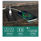 Meuble TV LED avec prises de courant pour téléviseurs jusqu'à 65 pouces, meuble de divertissement avec étagères réglables et portes vitrées pour salon