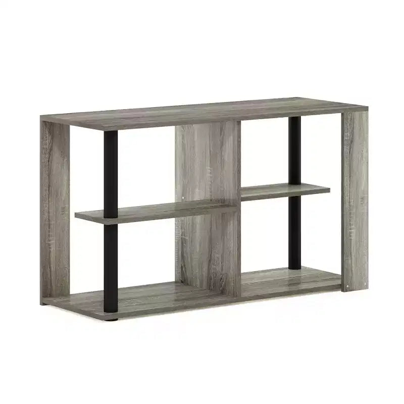 Table basse à 3 niveaux avec étagères ouvertes, petite table d'appoint pour salon et chambre