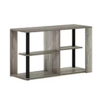Table basse à 3 niveaux avec étagères ouvertes, petite table d'appoint pour salon et chambre