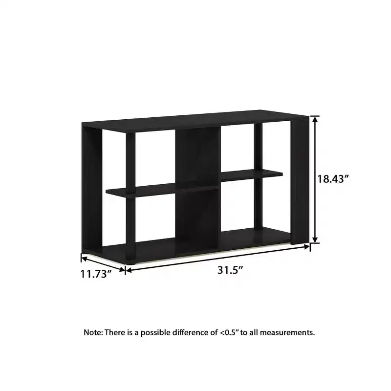 Table basse à 3 niveaux avec étagères ouvertes, petite table d'appoint pour salon et chambre
