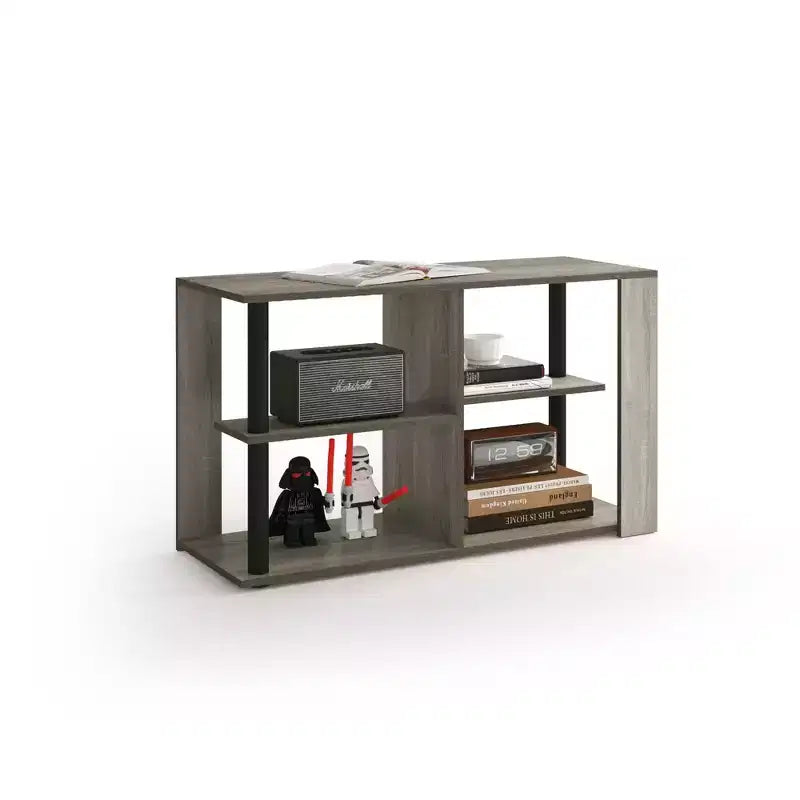 Table basse à 3 niveaux avec étagères ouvertes, petite table d'appoint pour salon et chambre